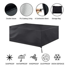 Petyoung - Copertura per mobili da giardino, impermeabile, antipolvere, antipioggia, neve, polvere, antivento, per tavolo da giardino