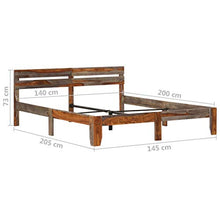SKM Giroletto in Legno Massello di Sheesham 140x200 cm (23.02kg)