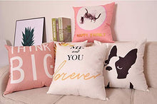 Houlipeng Boston terriermint Boston Terriers Cute Dog Best Dog Cushion Cover, Home Decoration Sofa Waist Throw Pillow Case Cotton Cushion Cover 18 X 18 inch