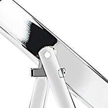 DFYYQ Trucco Specchio Rotondo Supporto da Tavolo Semplice ed Elegante Dressing Specchio in Acciaio Inox Holder estetica Bagno Specchio da Trucco