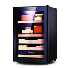 BLLXMX Armadio Umidificatore per Sigari Humidor Armadio De Marque, Refrigeratore di Vetro per Tabacco Frigorifero Termoelettrico Cigarros