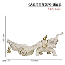 ZGQA-GQA Decorazioni Arte Artigianato Elephant cremagliera del Vino Decorazione Wine Cooler Mobile TV Regalo 1