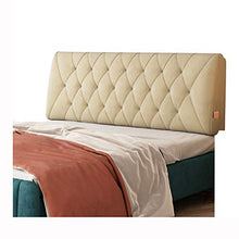 WENZHE Cuscino Testiera da Letto Cuscini Lettura Capezzale, Densità Spugna Riempimento Lavabile, Usato per Letto Matrimoniale Singolo, 6 Colori (Color : White, Size : 150x60x10cm)