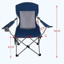 Tavolo da Picnic all'aperto Sedia da Campeggio Sedia da Spiaggia Leggera Sedie Portatili compatte e Resistenti (Supporti 120 kg) includono Ampi Piedi BBQ Party Table (Color : Blue)