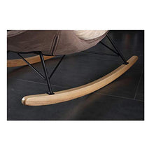 XinQing-Sedia a Dondolo Balcone Pigro Sedia a Dondolo in Tessuto reclinabile in Tessuto Snail-Style shood shood Chair 95x90x90cm