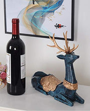 JL Tabletop Wine Rack, Vino Bottle Holder, Cervo Wine Forma mensola del Supporto della cremagliera del Vino del Metallo Scultura pratici Artigianale Pagina Caduta Decorazione Decorazione for la casa