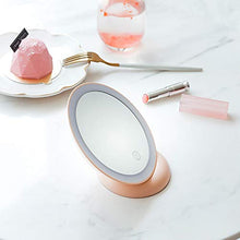 VSander specchi Luci Creative Che Portano i magneti Specchio di Trucco Rosa 1200mAh di Rotazione di 360 Gradi