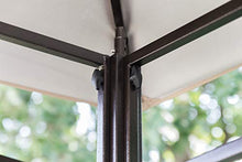 greemotion Nashville Gazebo da Giardino, Beige, ca. 300 x 275 x 300 cm