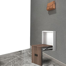 DUTUI Sgabello Cambia Scarpe Pieghevole A Parete, Sedia Portico Sgabello Scarpiera Invisibile Telescopico A Parete, Adatto per Uso Domestico,a