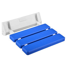 YIONGA CAIJINJIN Sedili per Doccia a Parete per Bagno Relax Sgabello Sedili da Bagno Sgabello Plastica Sedia Pieghevole in plastica Bagno Mobili Sedia Sgabello (Color : Blue)