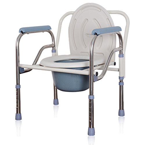 MGMDIAN Sedia da Toilette per Anziani - Donna Incinta Sedia da Toilette per casa Sgabello per WC - Sedia da Toilette Accessori da Bagno