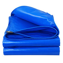 GFSD Telo Impermeabile all'aperto terrazza Copertina Impermeabile PVC Tela Addensare telone Multifunzione Blu (Color : Blue, Size : 6x6m)