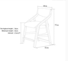 ZHJING Seggiola da Bar Dining Chair Scuola Sedia Studio Sedia Scuola Sedia Chair Appartamento Semplice