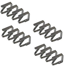all-around24® Fermatovaglia in acciaio inox, segnaposto argento