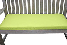 Olive Grove – Cuscino per panca da giardino a 2 posti, colore: Verde lime