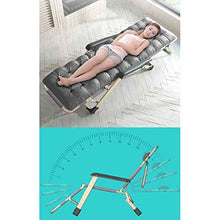 ZHICHENG Confortevole Zero-gravità reclinabile Terrazza reclinabile Pieghevole reclinabile all'aperto Ufficio Spiaggia reclinabile Extra Ampio Patio Sedia Sdraio con Cuscini