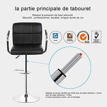 FYLYHWY Pelle 2pcs / Set Cucina sedie sgabelli girevoli Bar Regolabile in Altezza Attesa Home Office pneumatica Tempo Libero a Mano Bar Sedie Sgabelli (Color : 01)