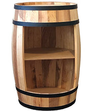 Barile in legno sbarra armadietto per vino 81 cm Cantinetta Botte Tavolo Portabottiglie Piano Interno - Bar vintage
