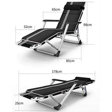 FUFU Sedie a Sdraio Lounge Chair, Fogli Pieghevoli allargati, Ufficio, Pranzo, Pausa Pranzo, Sedia Sdraio, Letto Spiaggia, Letto Invisibile, Letto da Campo, 178 * 52 * 25 cm Pieghevoli