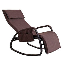 ZHANGYY Sedie a Sdraio per Patio Sedia a Sdraio, Sedia a Dondolo per Balcone Sedia per Siesta per Adulti Sedia per Anziani per la Pausa Pranzo Sedia a Sdraio Regolabile Multi-Range Durevole