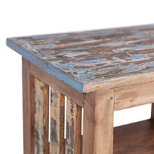 FAMIROSA Comodino 41x30x50 cm in Legno Massello di Recupero