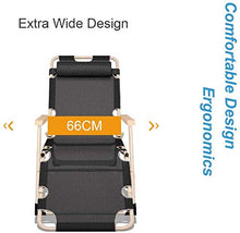 BJH Lettini Reclinabili Sedia da Giardino Giardino Esterno Campeggio Relax Comfort per Soggiorno Balcone | Sedia reclinabile Patio Zero Gravity