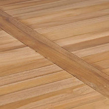 SKM Set da Pranzo per Esterni 5 pz in Legno Massello di Teak (71.44kg)