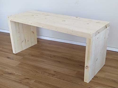 total wood 2012 Panchina in Legno Abete 100x40x45 cm al Naturale Non trattato. Anche su Misura!