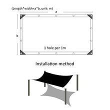 KDDEON 85% Rete Ombreggiante Resistente ai Raggi UV,Telo Coprente Traspirante a 12 Pin,Rete Telo Ombra per Balcone Patio Giardino Serra Piscina Villa,con Occhielli e Cordoncino (5x6m/16x20ft)