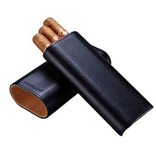 SCDZS Tre Cigar Humidor - Portable Idratante Holster Grandi Insiemi di Calibro Cigar Box Viaggi sigari