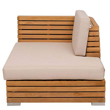 Teako Design - Divano Picardie lato sinistro con cuscini
