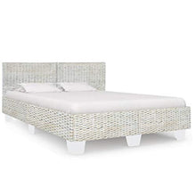 SKM Giroletto Grigio in Rattan Naturale 140x200 cm