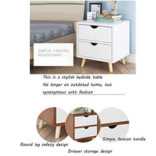 JXZO Doppia Disegna 48 * 35 * 15 Semplice Comodino Camera da Letto Deposito Cabined Armadio Blocchetto in Legno massello Piccolo Appartamento Cabina Armadio (Color : Warm White)