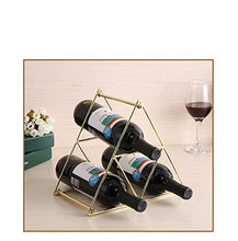 Buy and buy at Brandon Creative Home Decoration Ornaments Wrought Iron Wine Rack Pyramid Wine Rack Wine Display Rack RemovableGoldTrumpet