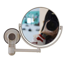Dasorende Specchio Da Bagno Specchio Cosmetico Ingrandimento 1X / 3X Ventosa Specchio Da Trucco Regolabile Specchio Da Bagno un Doppia Faccia