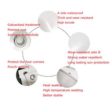 HAOXIANG Tela Cerata per Esterni Resistente, Tela Cerata per Camion A Vapore Appiccicosa in Tela Antipioggia Super Bianca Impermeabile, Spessore 0,42 Mm, 500 G / M2,Bianca,2mx6m
