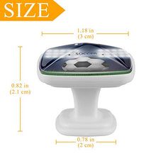 Set di 4 maniglie rotonde per armadio da cucina, credenza, cassettiera, cassettiera, con viti, per cucina, comò, armadietto, bagno, armadio, calcio erba