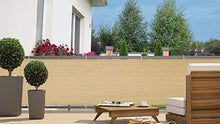 AXT SHADE Frangivista Schermi divisori e protettivi per balconi 90x300cm HDPE, con Funzione di Protezione UV Sabbia Beige