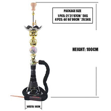 GSYH in Lega di Zinco Hookah Set, 92cm Shisha Tubi Completi Fumo Tubo di Acqua per Il Partito Family Dining