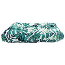 Festnight Cuscino per Seduta da Giardino Tema Foglie Cuscini Sedia per Interni ed Esterni 80x80x10cm Cuscini in Tessuto Comodi Cuscini di Seduta