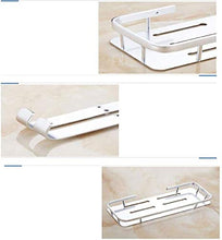 GDFEH Scaffale per Il Bagno Spazio in Alluminio Senza Punch/Perforato Scaffale per la Toilette a Parete per impieghi per Il Bagno per Il Bagno in Vetro per Il Bagno in Vetro temperato Scaffali docci