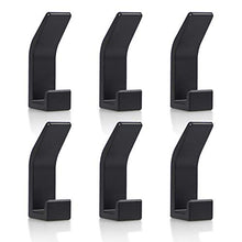 Bogeer Ganci appendiabiti Ganci per asciugamani da bagno, ganci autoadesivi, confezione da 6 ganci adesivi da parete in acciaio inossidabile per cucina, bagno, ufficio