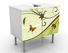Apalis Design Vanity SummerTime 60 x 55 x 35 cm, Piccolo, Largo 60 cm, Regolabile, lavandino, lavabo, Rubinetto per lavabo da Bagno, Armadio, unità di Base, Bagno, Narrow, Flat
