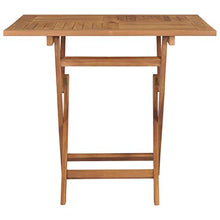 FAMIROSA Tavolo da Giardino Pieghevole 85x85x76cm Legno Massello di Teak-7419