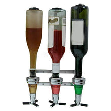 Nrpfell Bar Tools Distributore di Liquore Un 3 Stazioni Un Parete Versatori di Vino Dispenser di Vini Dispenser di Bottiglie di Alcolici Versatore di Bevande