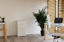 MeMi Me613BIA Cassettiera, Legno, Bianco, 38x45x85 cm