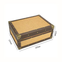 La conservazione dei sigari Cigar Humidor - Cigar Humidor creativo di sicurezza a due livelli a quattro zone Mat antico modello casa Cigar Box 50 Sticks Cigar Humidor Box mantenerlo fresco Squisito e
