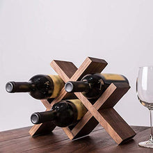 LHQ-HQ Solido Legno for Il Vino Bottle Holder Wine Rack Decorazioni European Wine Rack Stile Unico Vassoio delle Famiglie