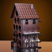 LHQ-HQ Wine Rack Decorazione della casa in Legno Cucina Soggiorno Bicchiere di Vino Vino Bar Rack cremagliera Wine Cafe