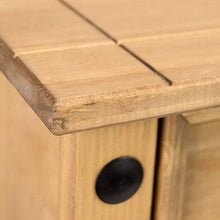 Home Discount corona rustico 5 cassetti in legno massello di pino messicano finitura anticata cerata